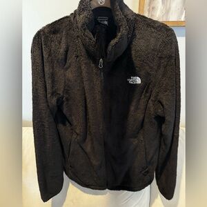 The North Face fuzzy jacket size L